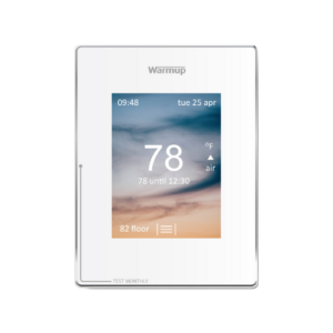4iE thermostat with regular heating limits set.